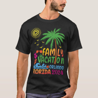 Camiseta Férias Familiares 2024 Trip. Orlando Vacation 2024