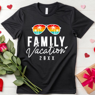 Camiseta Férias Familiares 2025 Praia Viagem Verão