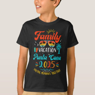 Camiseta Férias Familiares 2025 Punta Cana Matching Summer