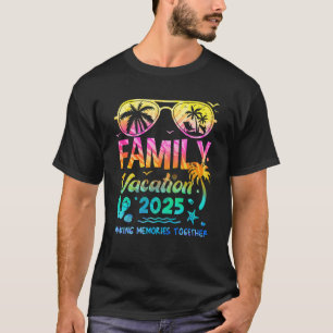 Camiseta Férias Familiares 2025 Verão Juntos Grupo de Combi