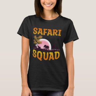 Camiseta Férias Familiares Africanas na Praça Safari Férias