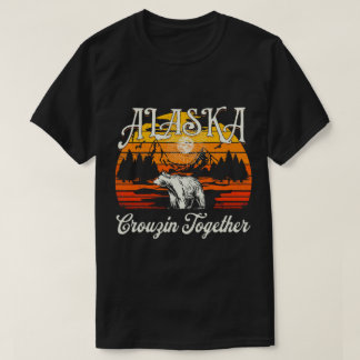 Camiseta Férias Familiares Amigos do Alaska Cruise 2025