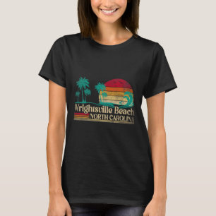 Camiseta Férias Familiares da Carolina do Norte na praia de