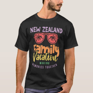 Camiseta Férias Familiares da Nova Zelândia Correspondentes