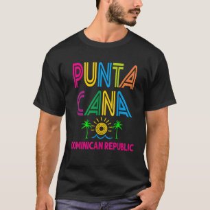 Camiseta Férias Familiares De Cascata Retro Punta Cana