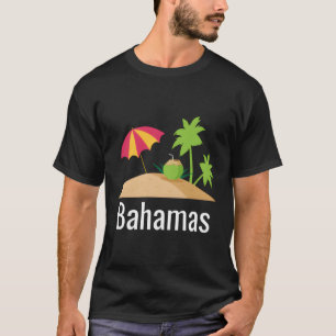 Camiseta Férias Familiares de Palmeiras de Bahamas