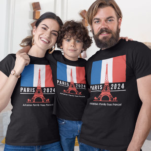 Camiseta Férias Familiares de Paris França