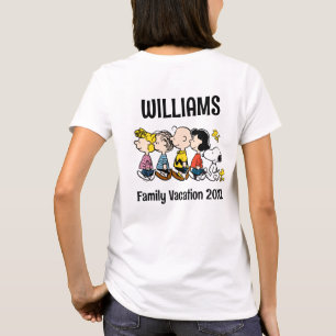 Camiseta Férias Familiares de Peanuts Gang