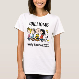 Camiseta Férias Familiares de Peanuts Gang