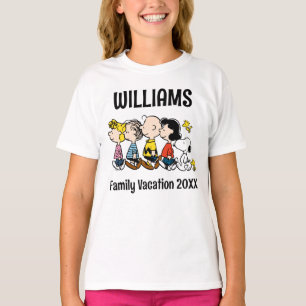 Camiseta Férias Familiares de Peanuts Gang