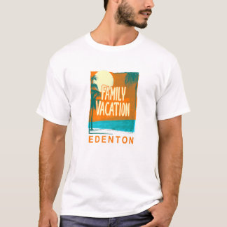 Camiseta Férias Familiares Edenton Beach North Carolina Bea