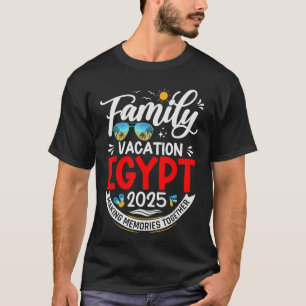 Camiseta Férias Familiares Egito 2025 Férias de Verão em Co