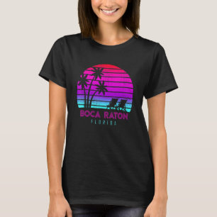 Camiseta Férias Familiares Florida Boca Raton Sunset Beach