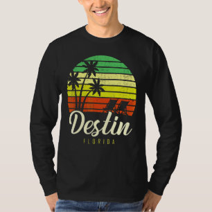 Camiseta Férias Familiares Florida Destin Sunset Beach