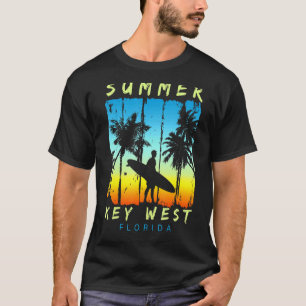 Camiseta Férias Familiares Flórida Key West Sunset Beach