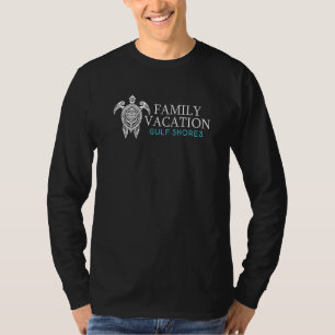 Camiseta Férias Familiares Golfo Pérsicos Praga de Tartarug