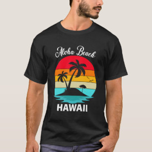 Camiseta Férias Familiares Havaí Aloha Beach