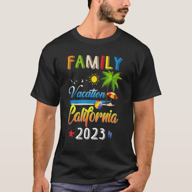 Camiseta Férias Familiares Memórias do Fazer da Califórnia  (Frente)
