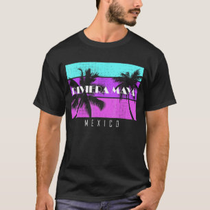 Camiseta Férias Familiares México Riviera Maya Sunset Beach