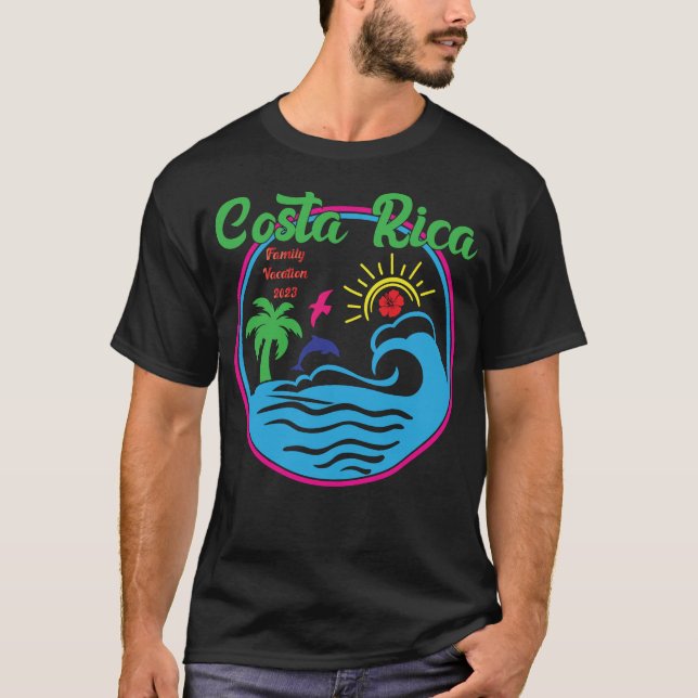 Camiseta Férias Familiares na Costa Rica 2023 Costa Rica (Frente)