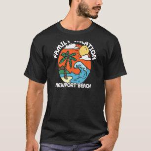 Camiseta Férias Familiares Newport Beach California