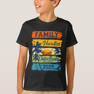 Camiseta Férias Familiares Outer Banks North Carolina 2025 