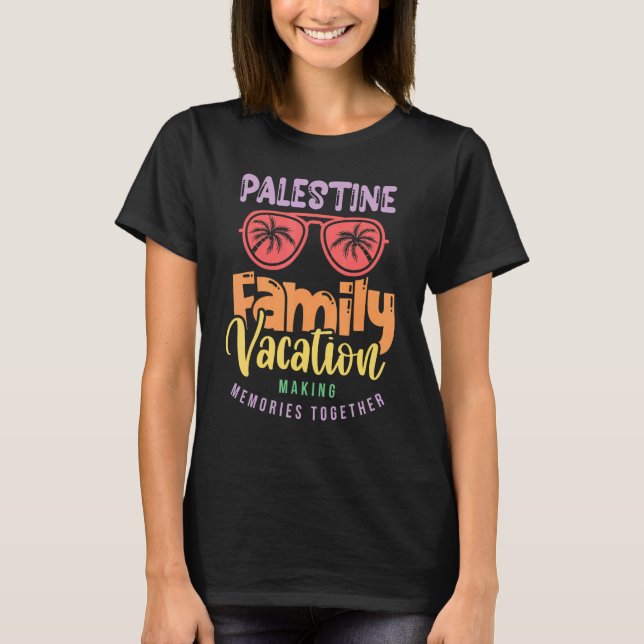 Camiseta Férias Familiares Palestinas Correspondentes (Frente)