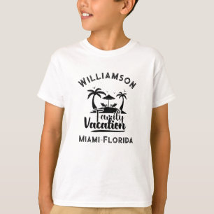 Camiseta Férias familiares personalizadas