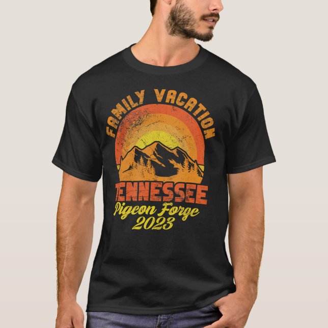 Camiseta Férias Familiares Pigeon Forge Tennessee 2023 (Frente)