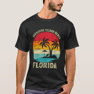 Camiseta Férias Familiares Praia da Ilha do Tesouro da Flór