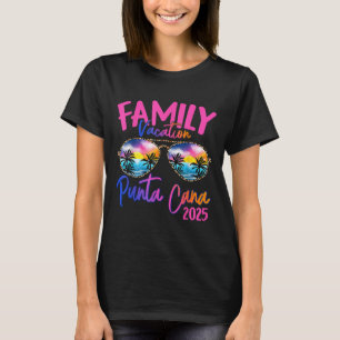 Camiseta Férias Familiares Punta Cana 2025 Feriado Correspo