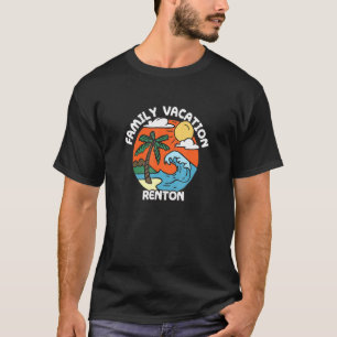 Camiseta Férias Familiares Renton Beach Washington Beach Bu