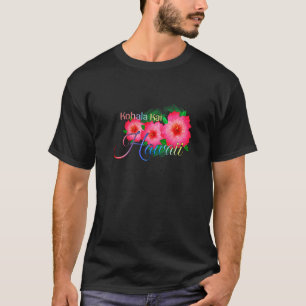 Camiseta Férias Familiares Tropicais de Flores Kohala Kai H