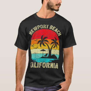 Camiseta Férias Familiares Vintage Retro California Newport