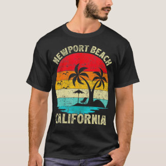 Camiseta Férias Familiares Vintage Retro California Newport