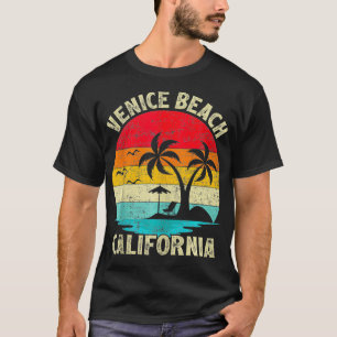 Camiseta Férias Familiares Vintage Retro California Venice