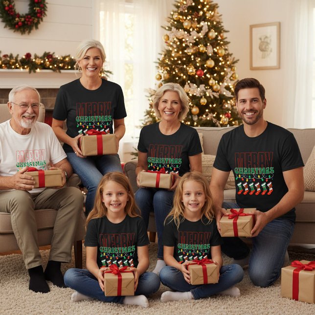 Camiseta Férias Feliz Natal (Criador carregado)