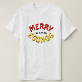 Camiseta Férias Felizes de Eggnog – Piada de Natal com Jogo