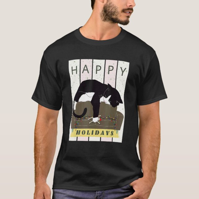Camiseta Férias Felizes do Gato (Frente)