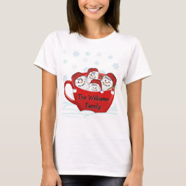 Camiseta Férias Felizes Família Marshmallow