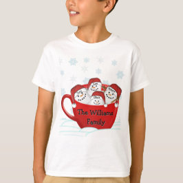 Camiseta Férias Felizes Família Marshmallow