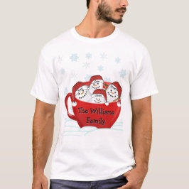 Camiseta Férias Felizes Família Marshmallow
