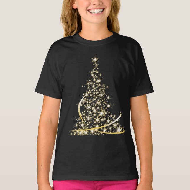 Camiseta Férias Festivas Cuecas de Natal para Crianças (Frente)