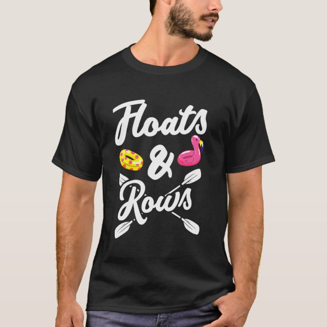 Camiseta Férias Flutuantes E De Lago Rows (Frente)