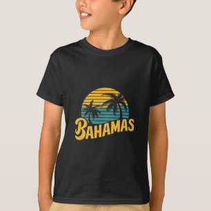 Camiseta Férias Hamas Praia Palmeira Retro Tropical