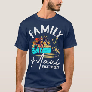 Camiseta Férias havaianas Maui Havaí 2022 Família Combinada