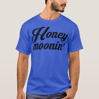 Camiseta Férias Honeymoonin Bride Groom Honeymoon