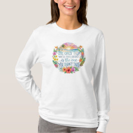 Camiseta Férias Inspiradoras na Praia Citação de Viagem Tro