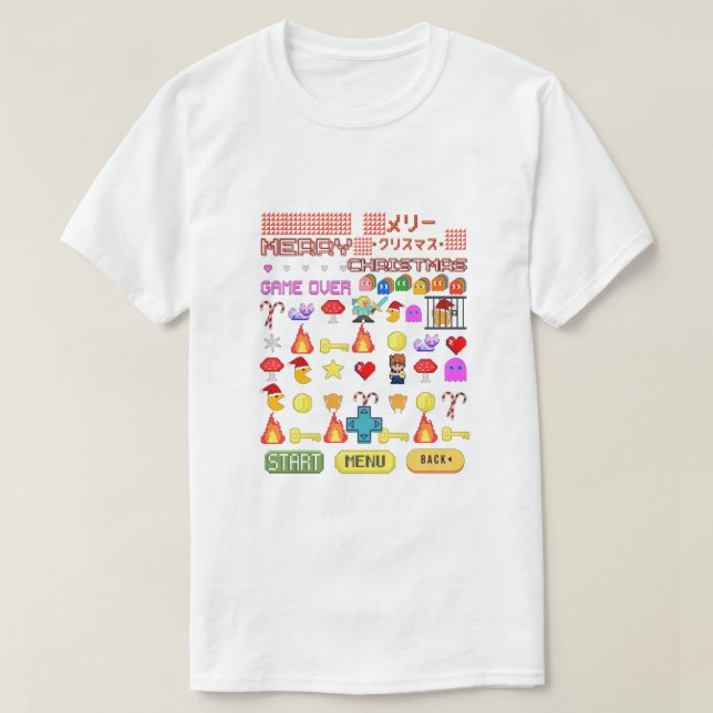Camiseta Férias Mikitiez natal videogame penguimfofo  (Frente do Design)