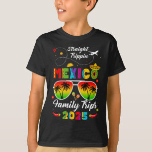 Camiseta Férias na Família do México Cancún 2025 Hetero Tri